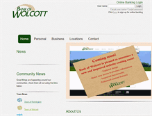 Tablet Screenshot of bankofwolcott.com
